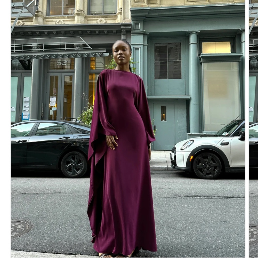 ESMÉ NEW YORK Berry Kaftan Dress
